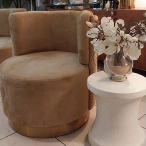 Sillón Dorado Giratorio 360